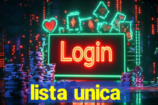 lista unica